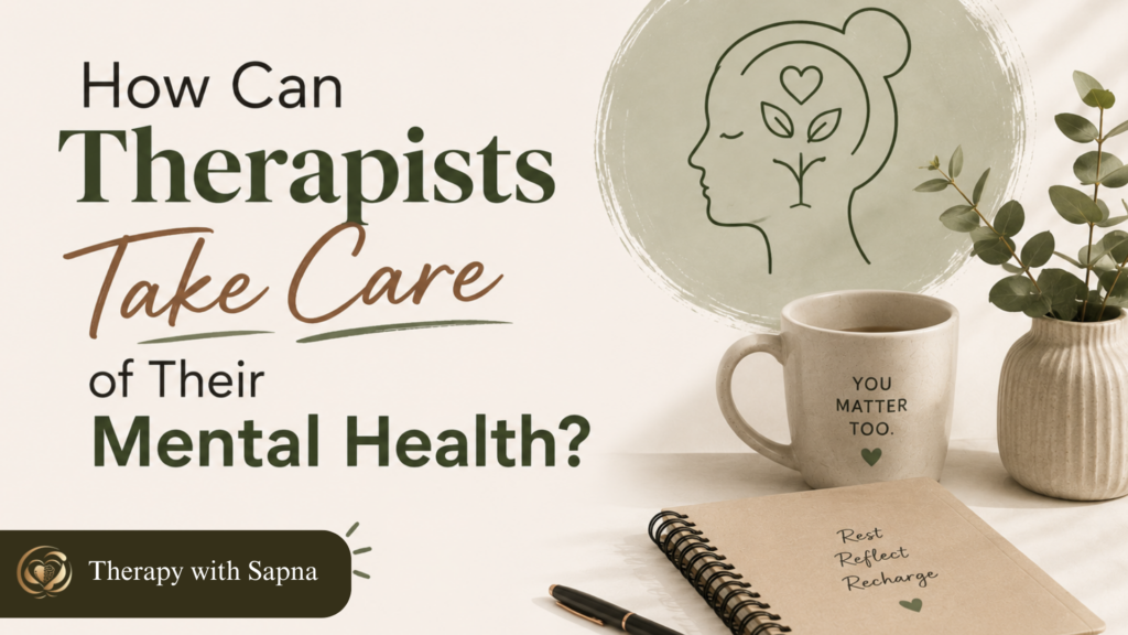 How can therapist take care of there mental health | Therapy with Sapna |